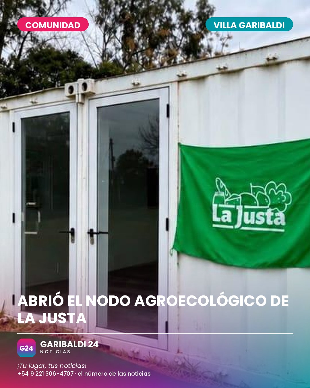 Villa Garibaldi ya tiene su nodo agroecológico de La Justa, con inauguración este viernes
