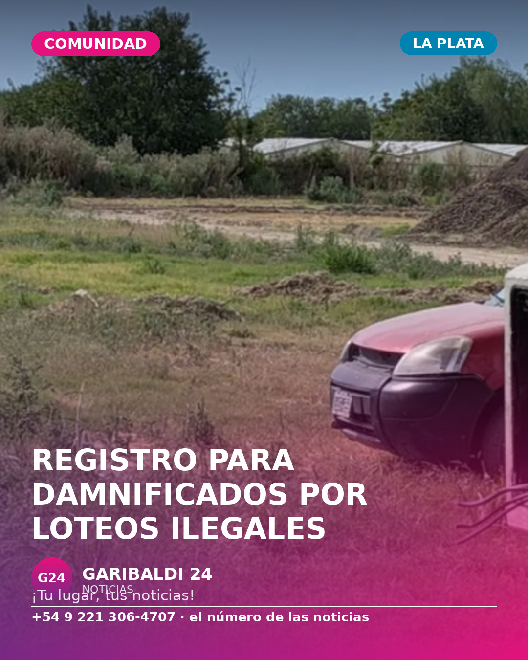 La Plata abre un registro para compradores afectados por loteos ilegales