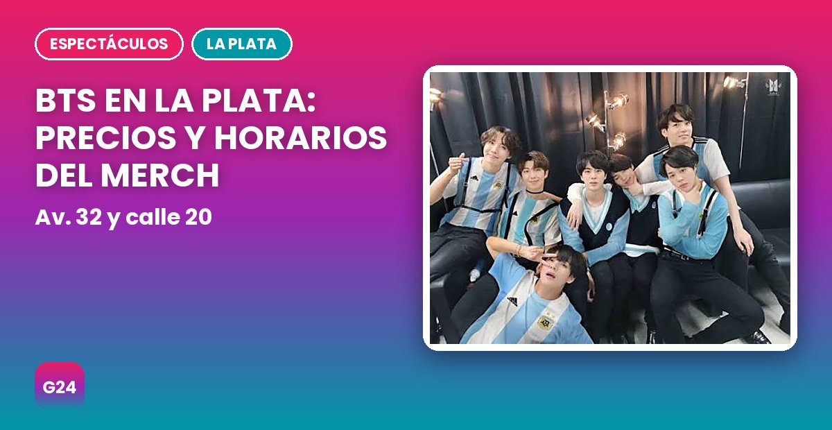 BTS en La Plata: arrancó la venta de merchandising oficial, con precios y horarios