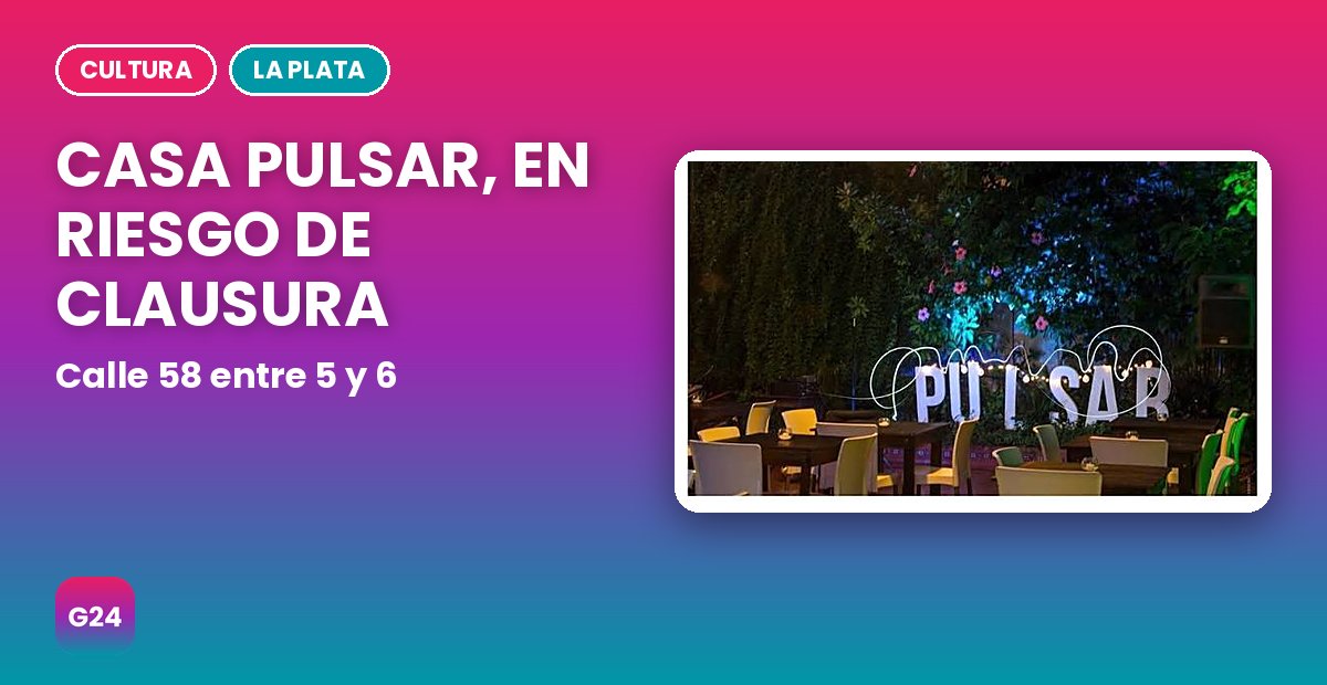 Casa Pulsar, en riesgo de clausura: el centro cultural denuncia que un grupo de vecinos impulsa su cierre
