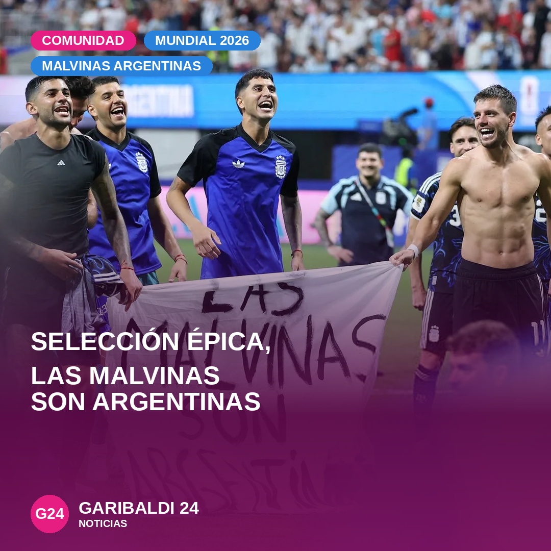 Con una bandera por Malvinas, la Selección festejó su pase a semifinales 