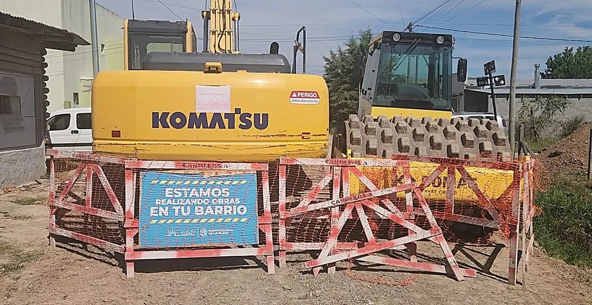 Se retoma el entubado de calle 18 en Villa Garibaldi